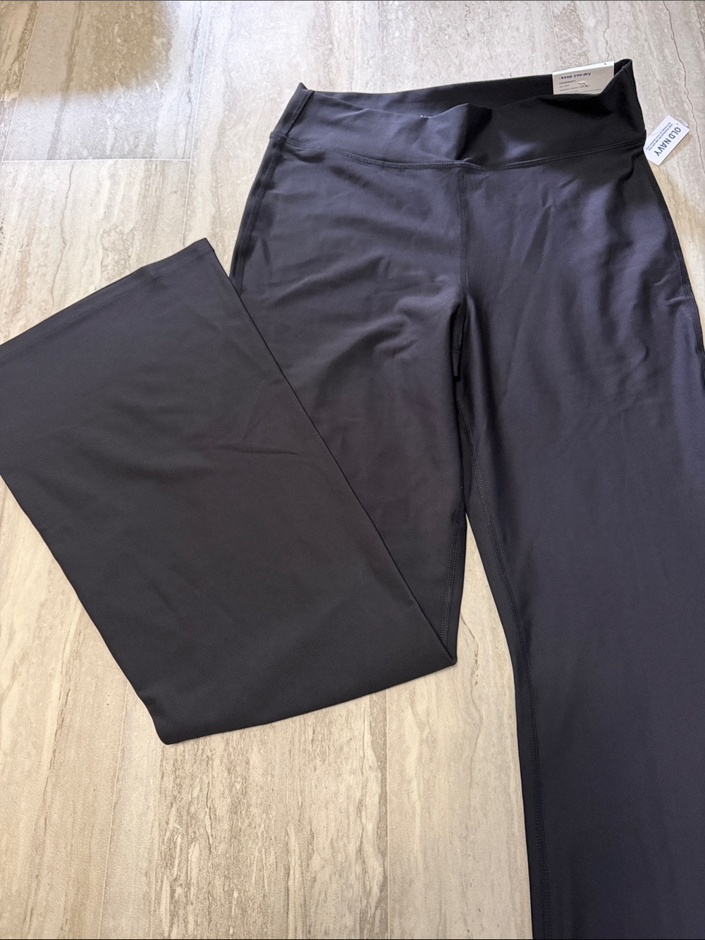 Old Navy Active Powersoft Black Flare Pants L